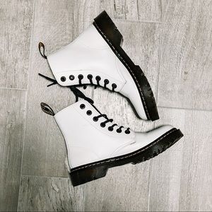 Dr. Martens Luana White Boots